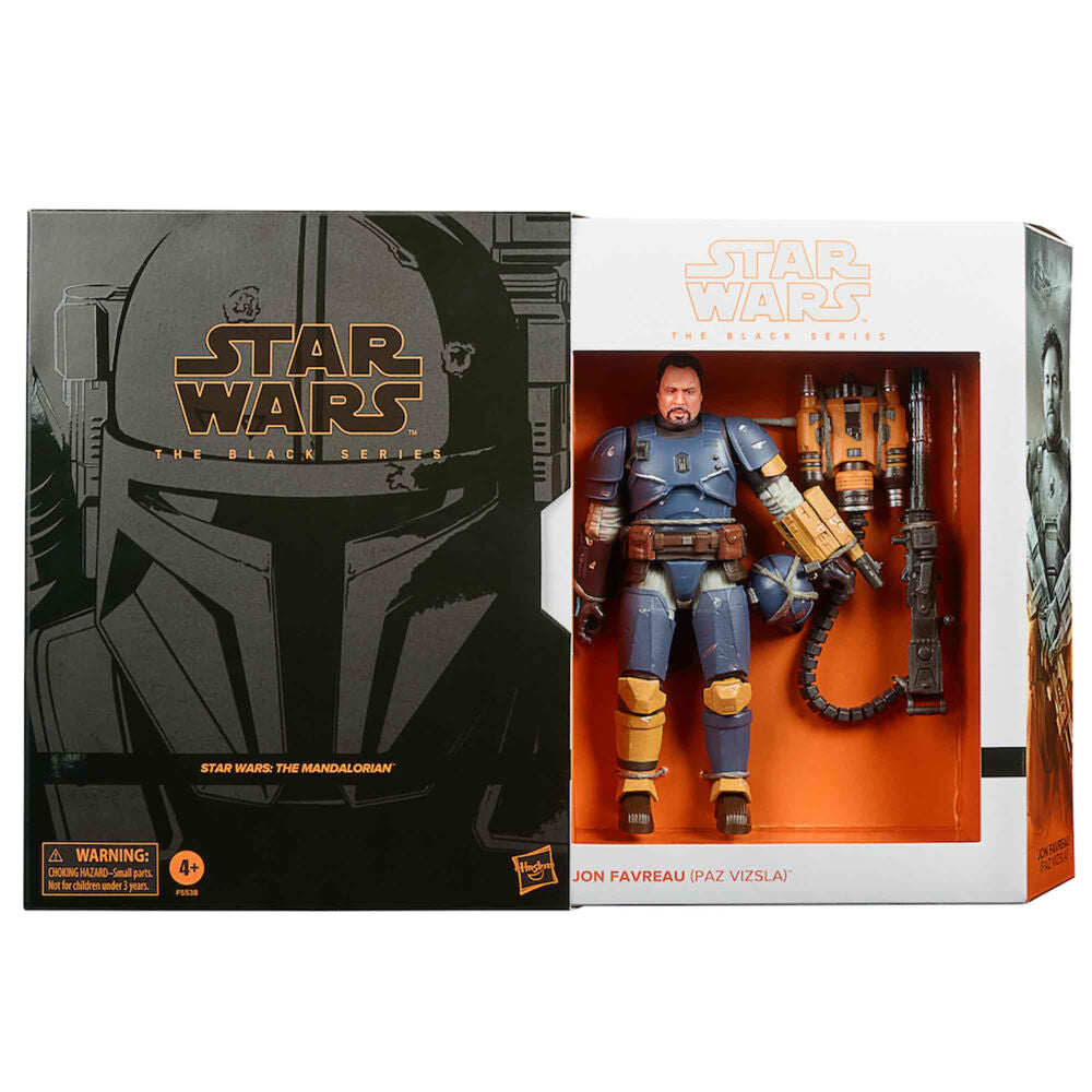 Figura articulada de Jon Favreau de The Mandalorian con armadura azul y accesorios - 2
