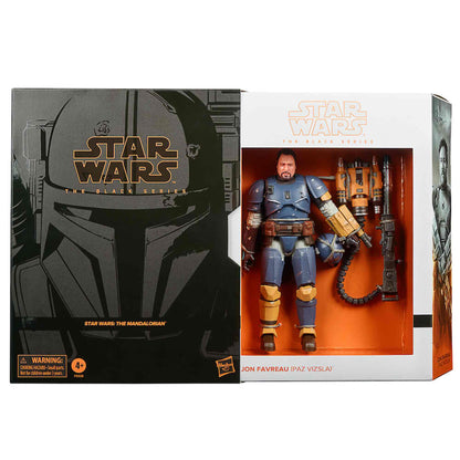 Figura articulada de Jon Favreau de The Mandalorian con armadura azul y accesorios - 2