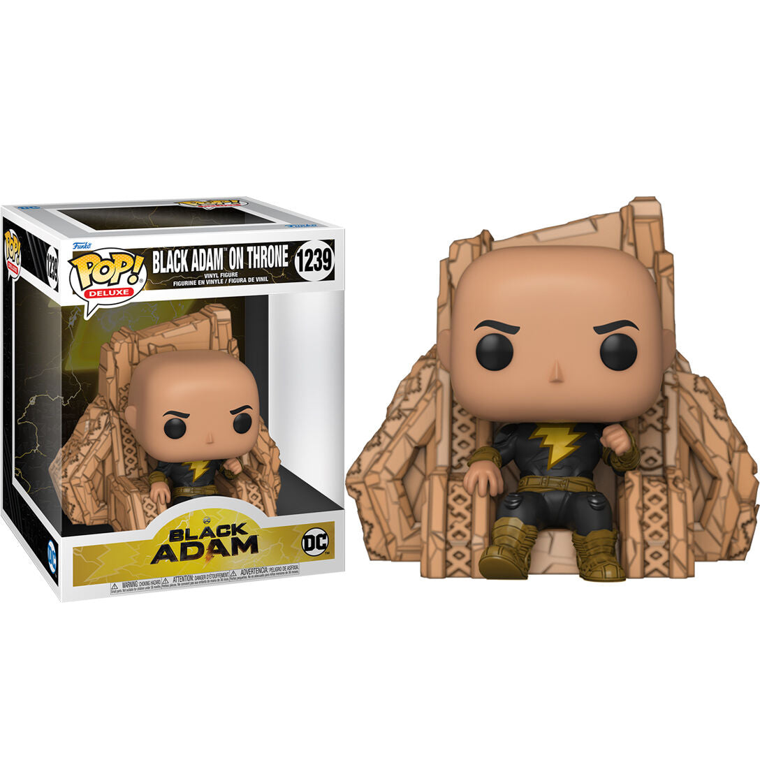 Figura Funko POP! de Black Adam sentado sobre un trono - 2