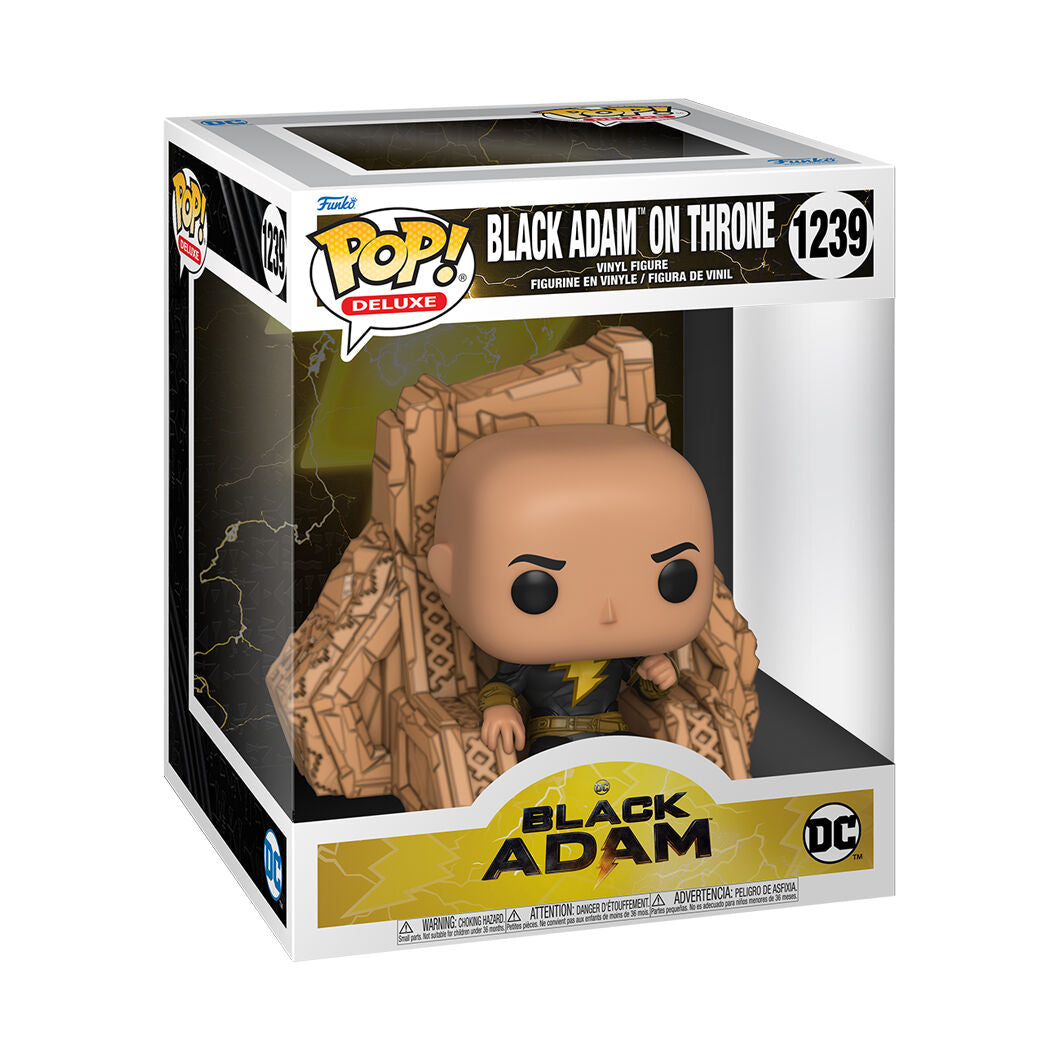 Figura Funko POP! de Black Adam sentado sobre un trono - 3
