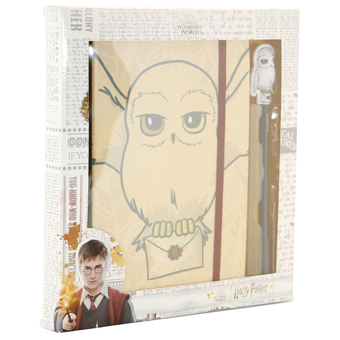 Set diario Hedwig de Harry Potter con bolígrafo decorativo en caja regalo - 4