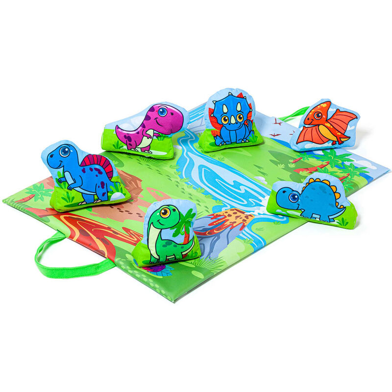 Tapiz MOLTO con seis dinosaurios de colores - 3