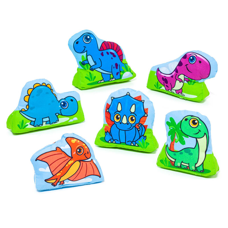 Tapiz MOLTO con seis dinosaurios de colores - 4