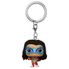 Llavero FUNKO Pocket POP de Ms. Marvel con máscara azul y amarilla