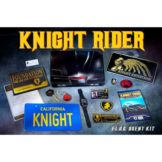 Kit réplica F.L.A.G. Agent de Knight Rider con accesorios de Michael Knight