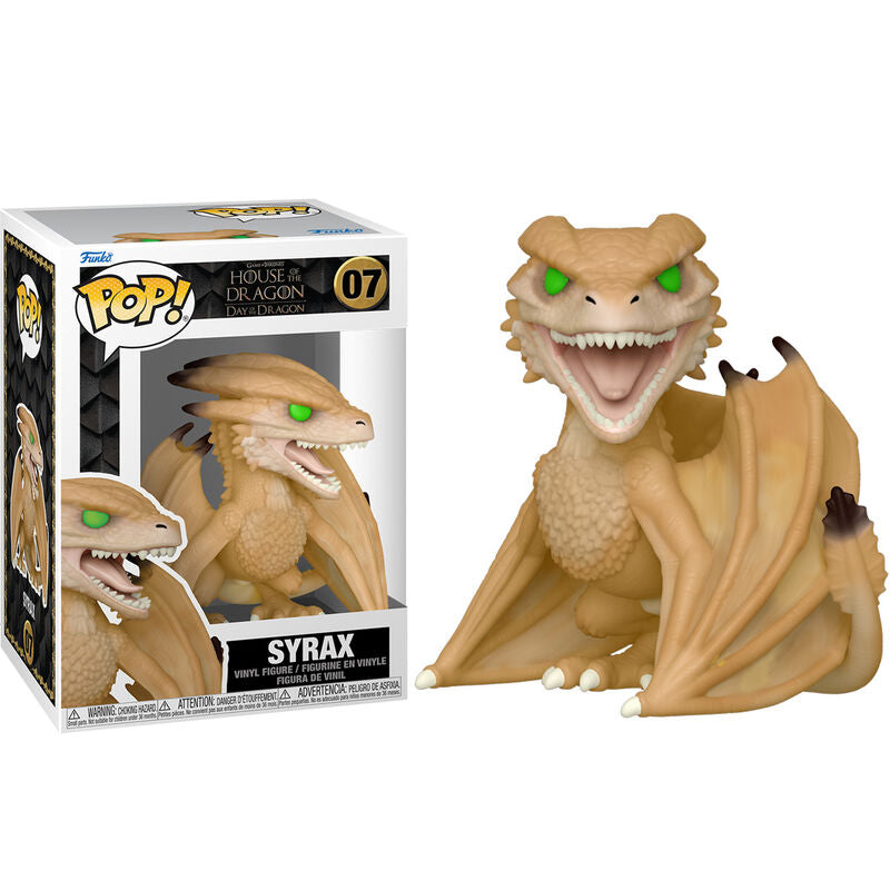 Figura FUNKO POP! de Syrax, dragón dorado de La Casa del Dragón - 2