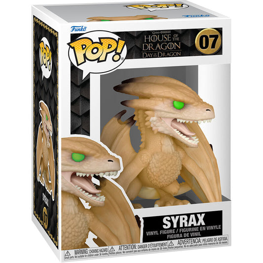 Figura FUNKO POP! de Syrax, dragón dorado de La Casa del Dragón - 3