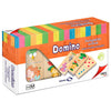 Caja del dominó infantil Cayro con piezas de madera reversibles