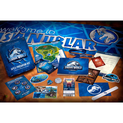 Kit Predator Apex Jurassic World de Doctor Collector en caja metálica azul - 2