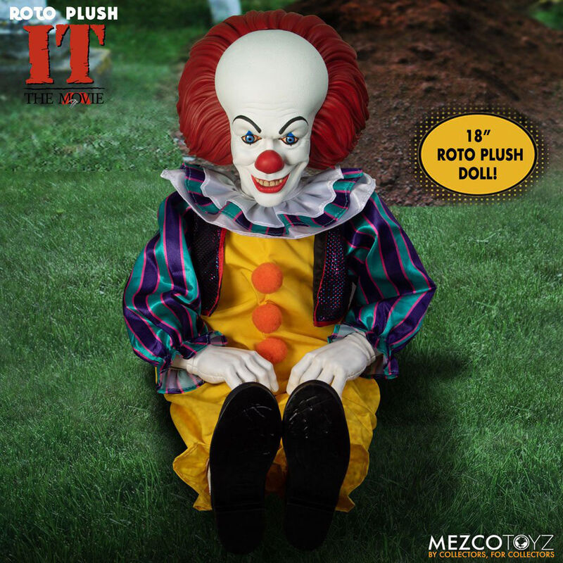 Figura de vinilo de Pennywise de IT 1990 con traje de payaso amarillo - 4