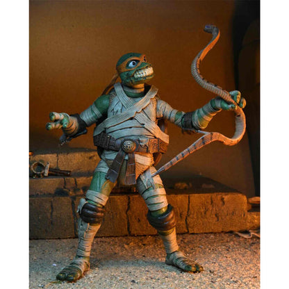 Figura NECA de Michelangelo momia de Tortugas Ninja con accesorios - 4