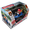Coche teledirigido Carrera Mario Kart azul con Mario al volante