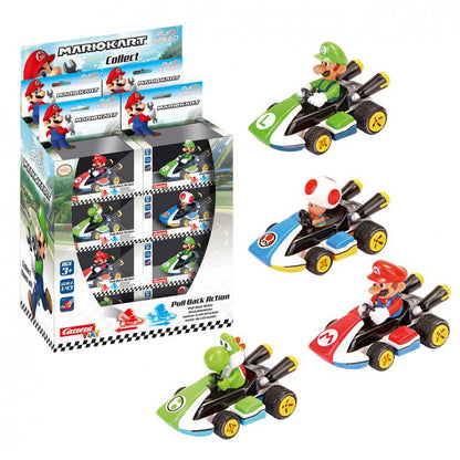 Coches Pull Speed CARRERA de Mario Kart 8 a escala 1:43
