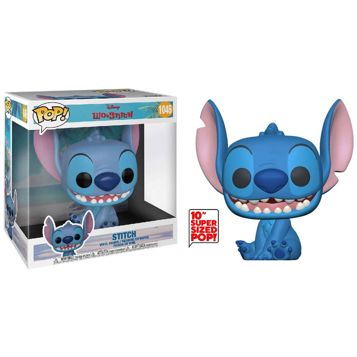 Figura FUNKO POP! Super Sized de Stitch de Disney