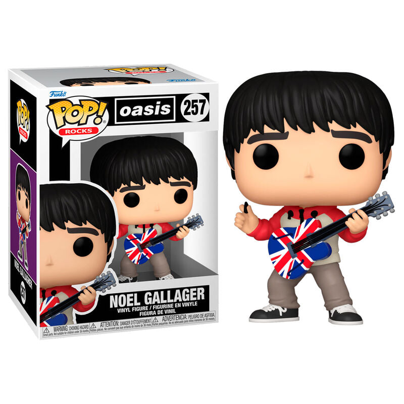 Figura FUNKO POP! de Noel Gallagher con guitarra de la bandera británica - 2