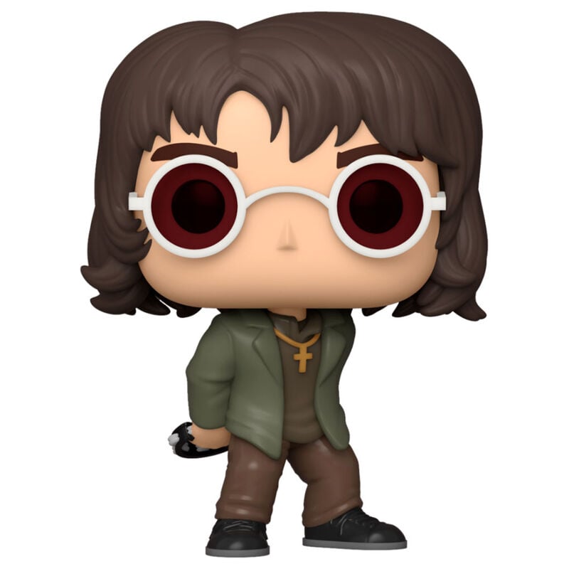 Figura Funko POP de Liam Gallagher con gafas redondas y chaqueta verde