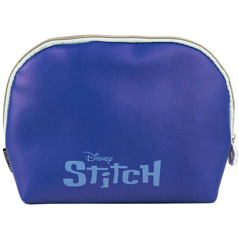 Neceser azul de Stitch Disney con estampado floral - 2