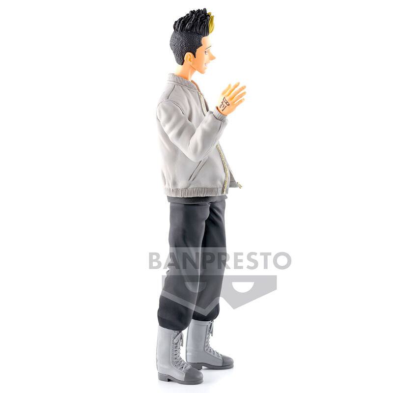 Figura de Shuji Hanma de Tokyo Revengers con chaqueta gris - 2