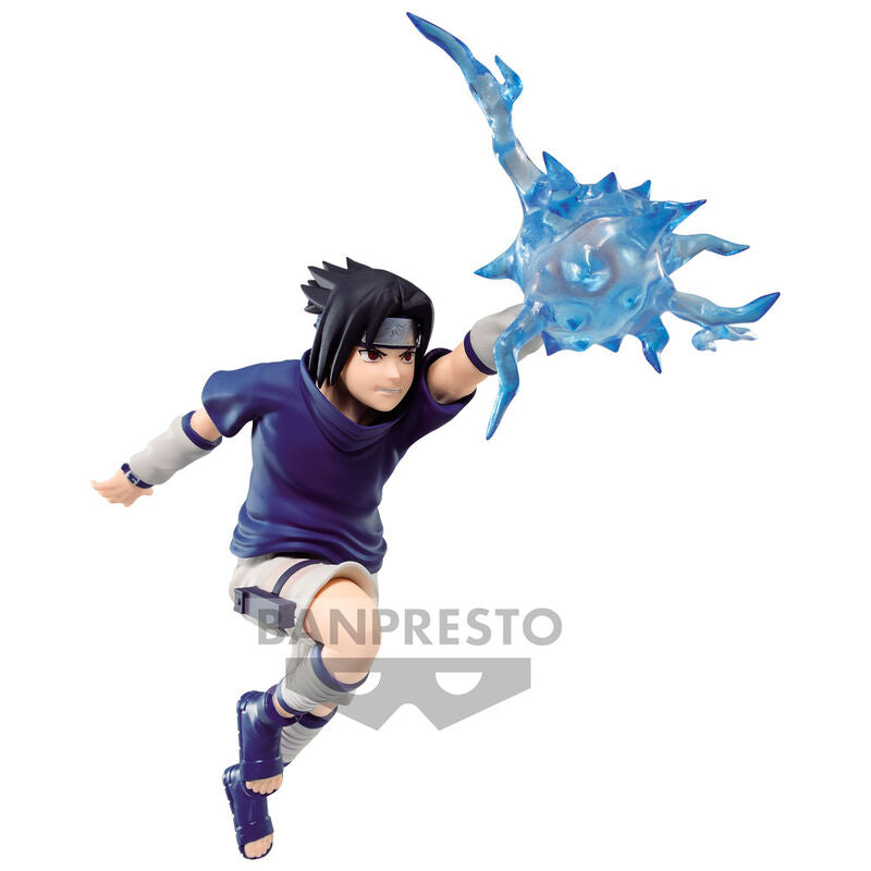 Figura de Uchiha Sasuke de Naruto con efecto de energía azul - 3