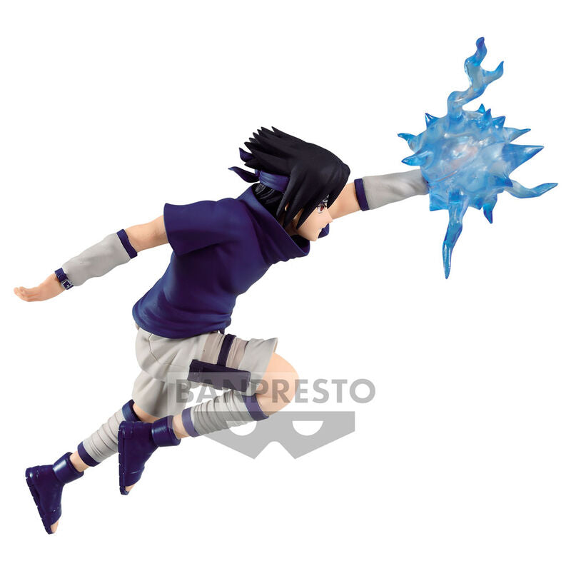 Figura de Uchiha Sasuke de Naruto con efecto de energía azul - 4
