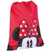 Saco de cuerdas rojo con diseño de Minnie Disney