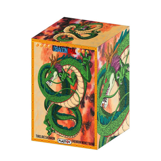 Figura hucha Chibi Shenron de Dragon Ball sobre una nube blanca - 2