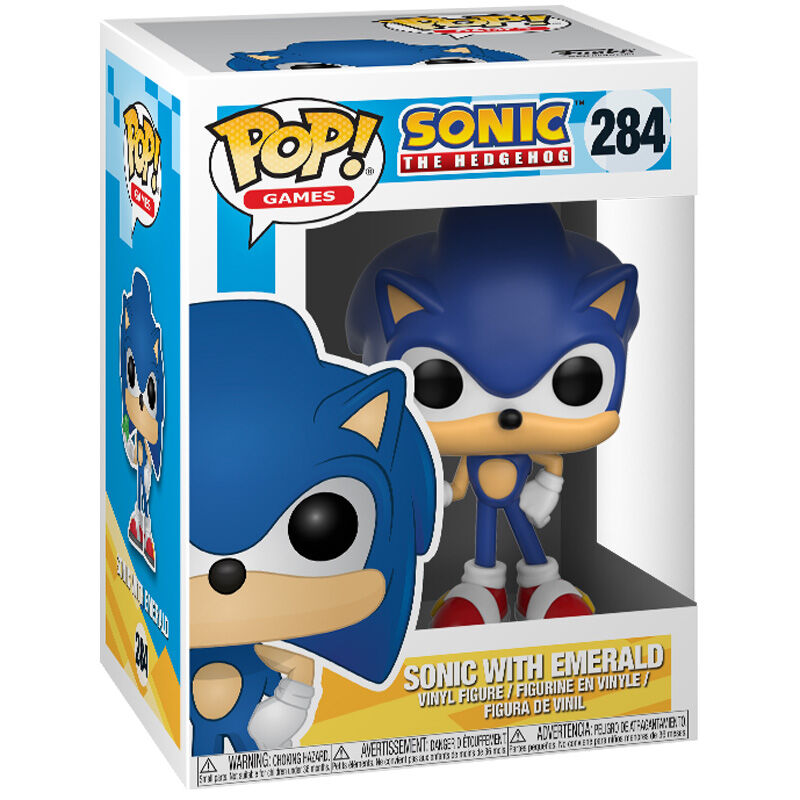 Figura Funko POP! de Sonic sosteniendo una esmeralda verde - 2