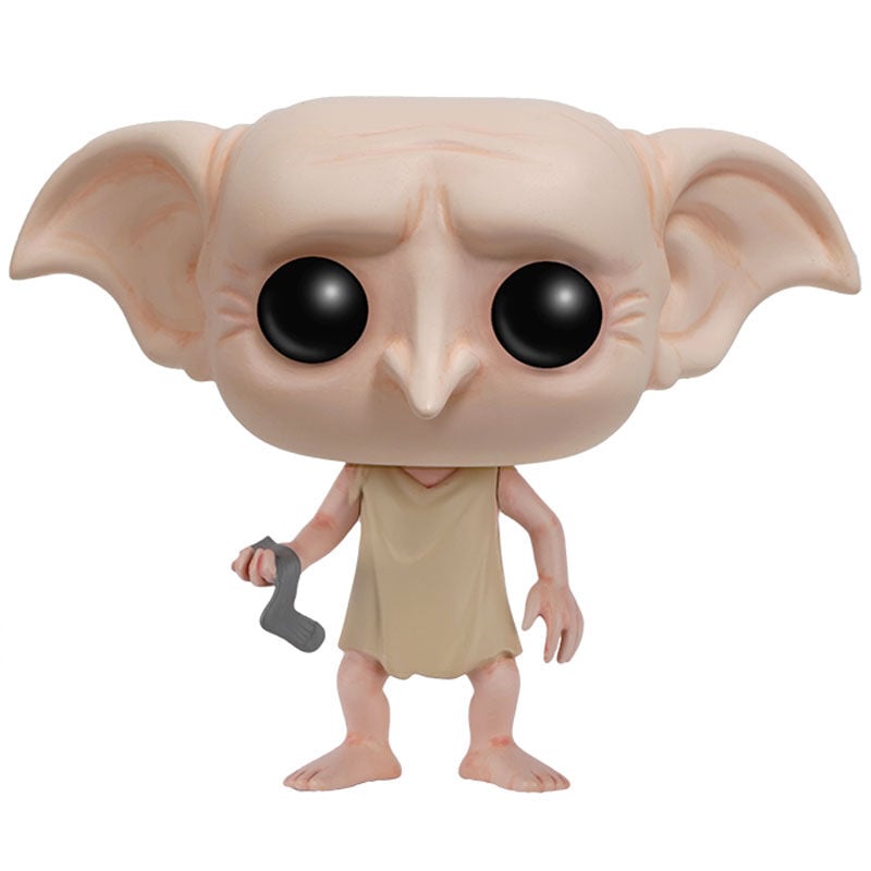 Figura Funko POP! de Dobby con un calcetín gris