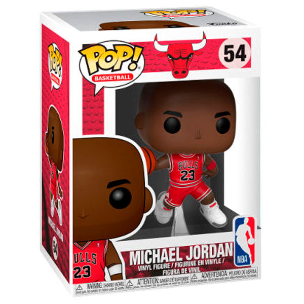 Figura Funko POP! de Michael Jordan con uniforme de los Bulls y balón - 3