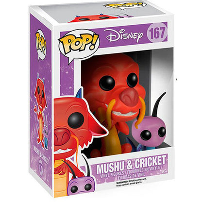 Figura FUNKO POP! de Mushu y Cricket de Disney Mulan - 3