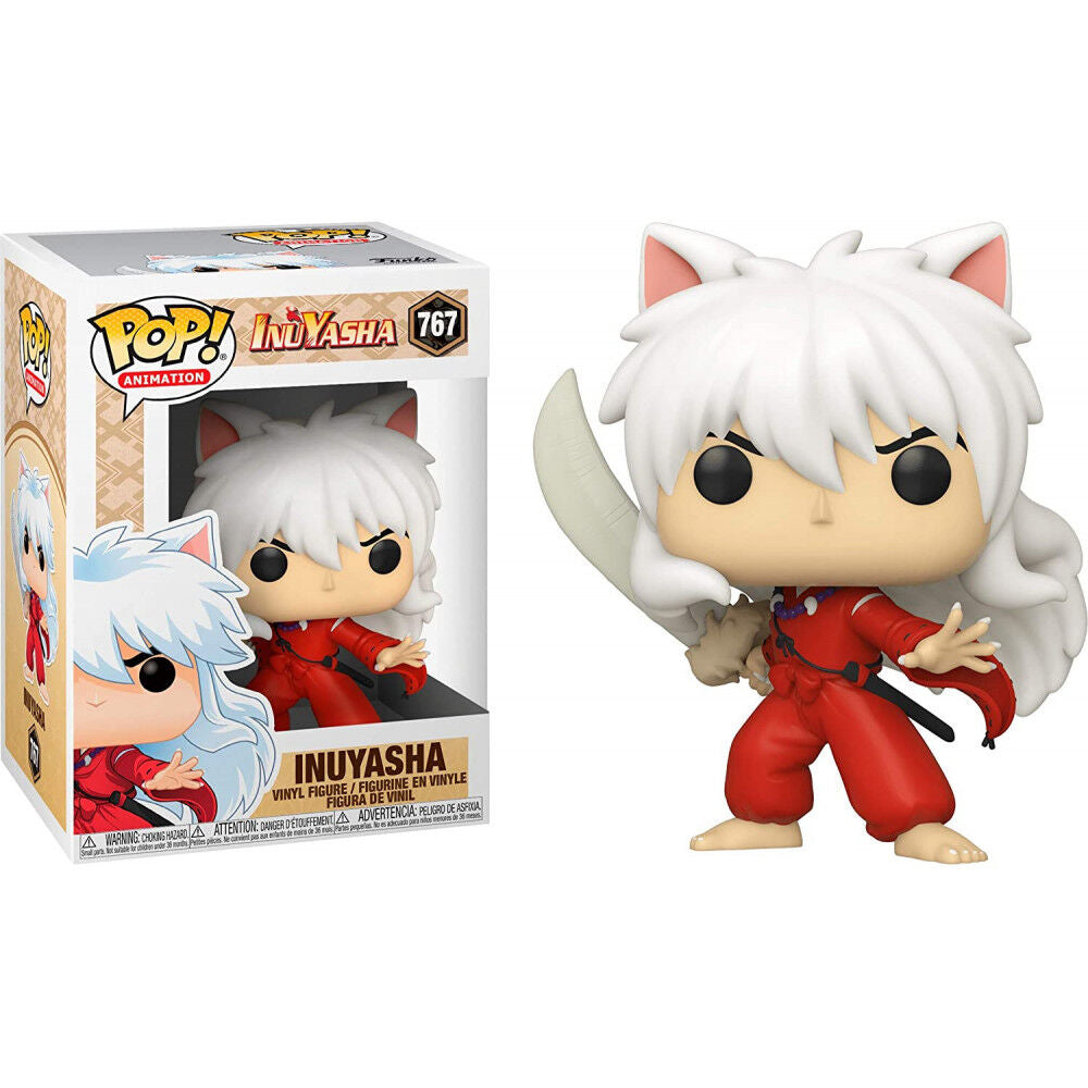 Figura Funko POP! de Inuyasha con atuendo rojo y espada - 2