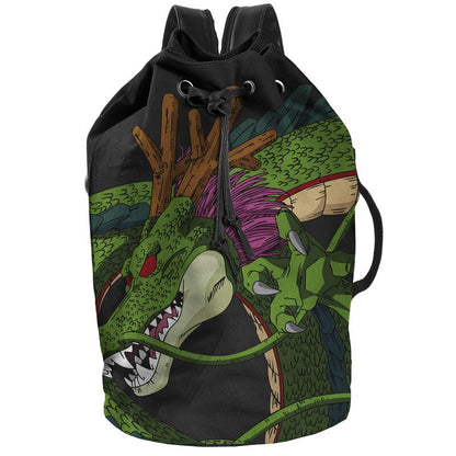 Mochila petate negra de Shenron de Dragon Ball