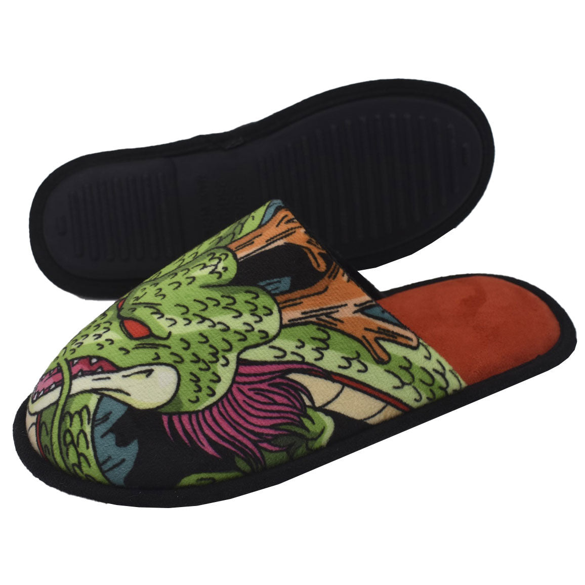 Pantuflas Shenron de Dragon Ball con diseño del dragón verde - 4