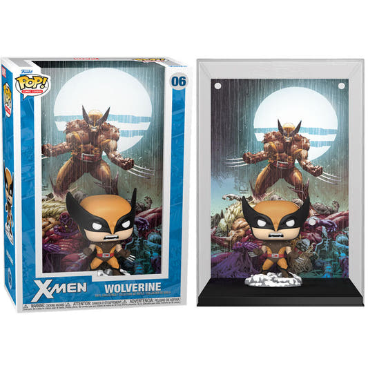 Figura Funko POP! de Wolverine de X-Men con fondo de cómic - 2