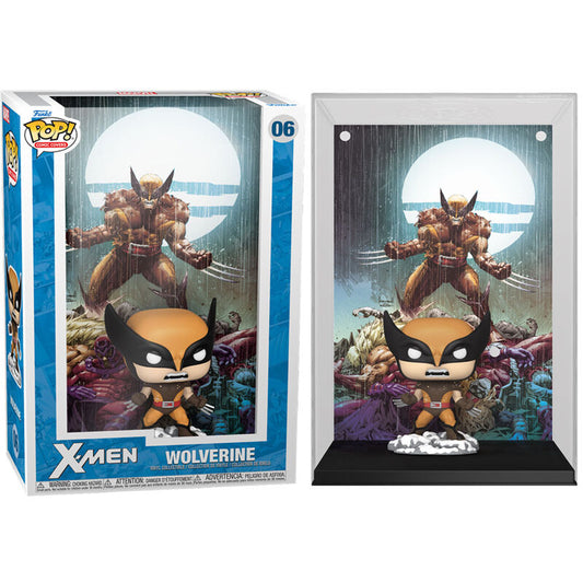Figura Funko POP! de Wolverine de X-Men con fondo de cómic - 2