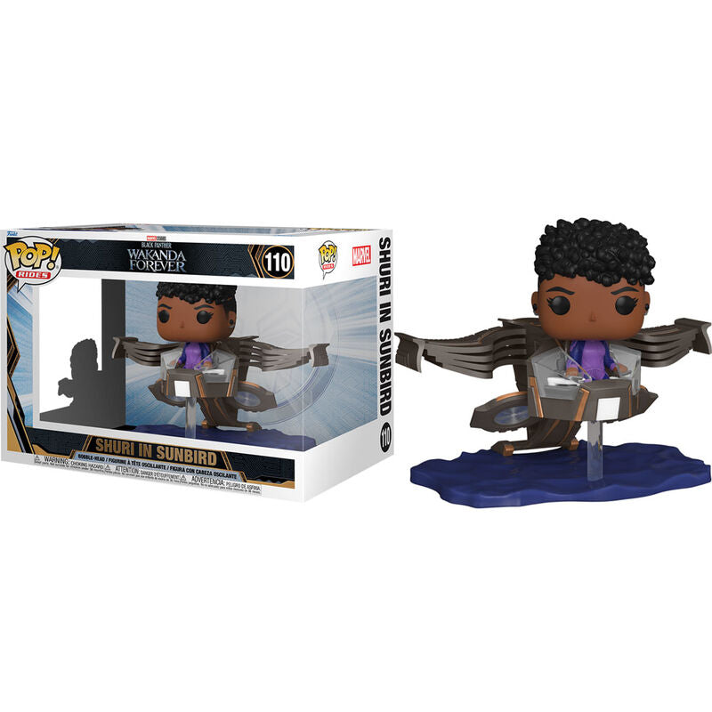Figura Funko POP! de Shuri en el Sunbird con alas extendidas - 2