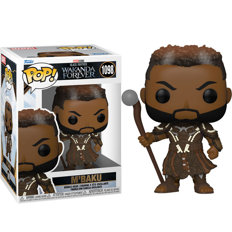 Figura Funko POP! de M’Baku con vara - 2