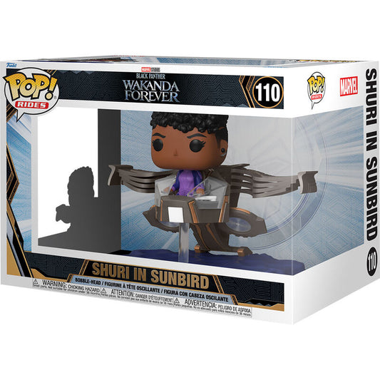 Figura Funko POP! de Shuri en el Sunbird con alas extendidas - 3