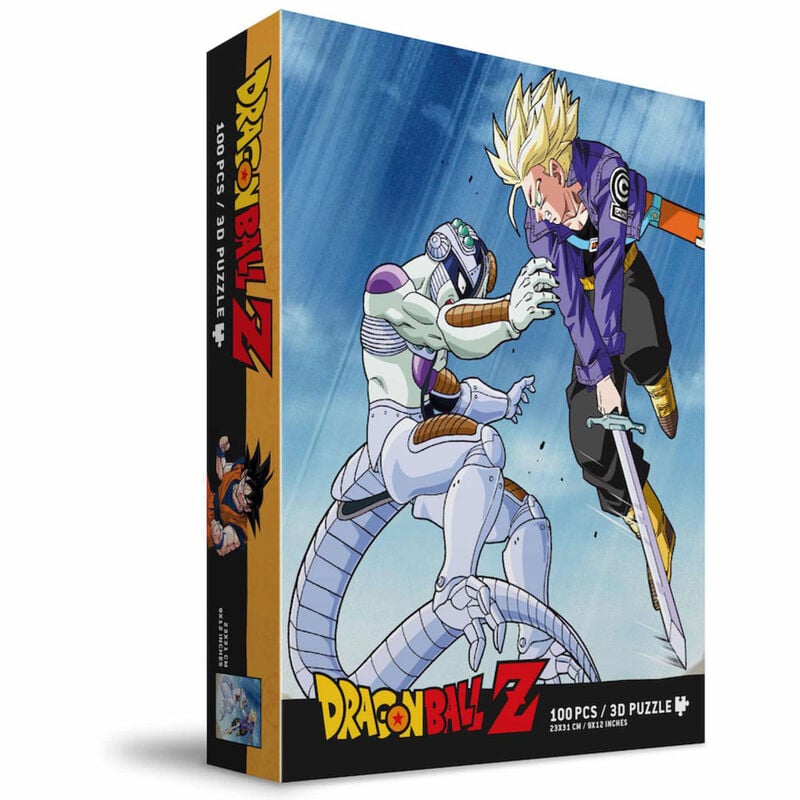 Puzzle 3D de Dragon Ball Z con Trunks y Freezer