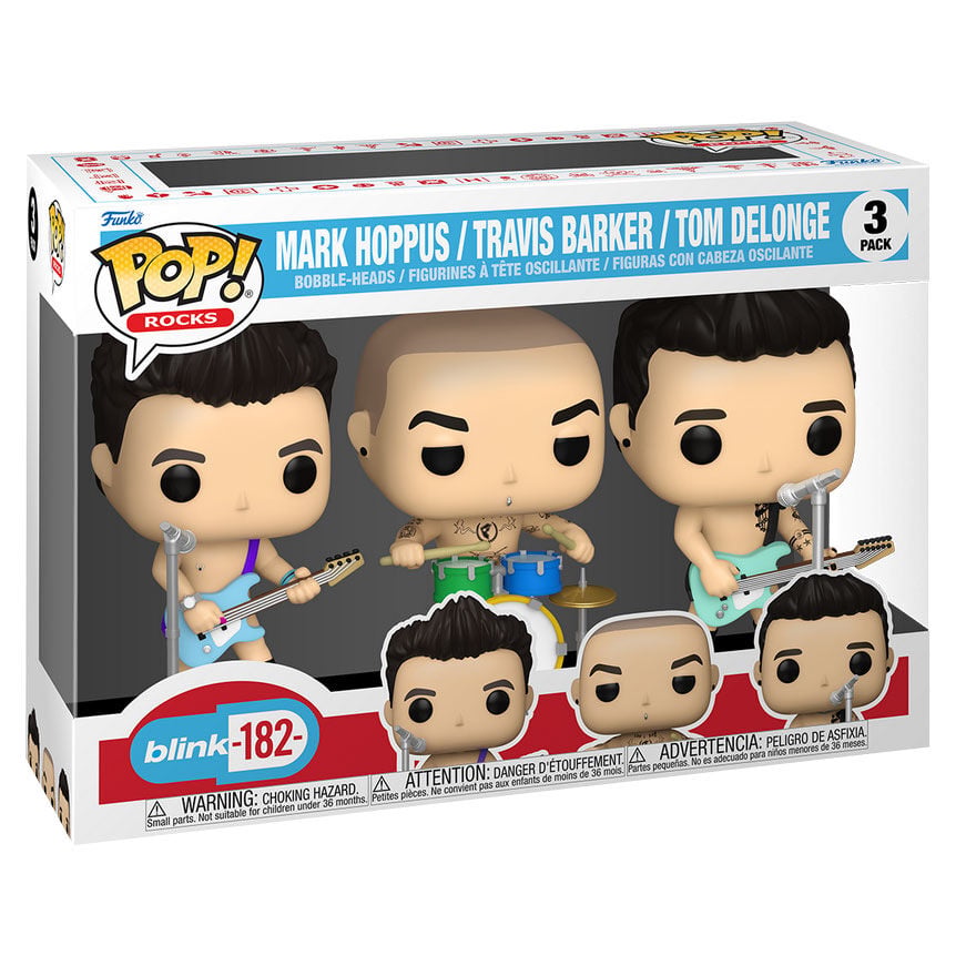 Pack de tres figuras Funko POP! Rocks de Blink-182