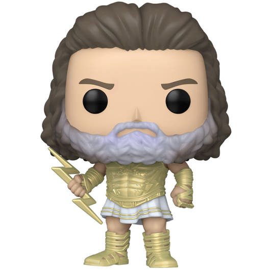 Figura Funko POP! de Zeus con armadura dorada y rayo - 2