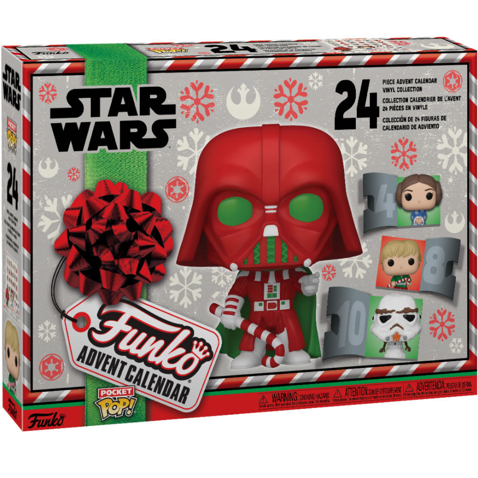 Calendario de Adviento FUNKO Star Wars con 24 pocket POP