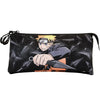 Portatodo triple negro de Naruto Uzumaki Shippuden