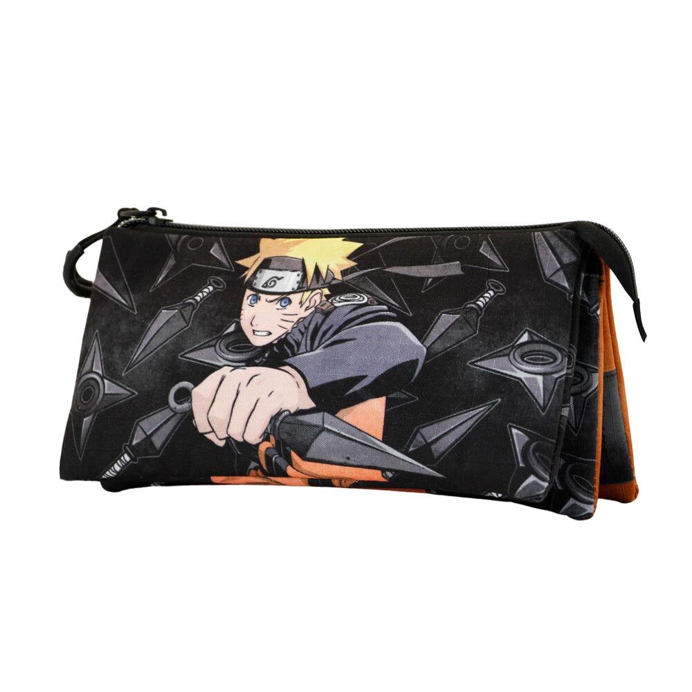 Portatodo triple negro de Naruto Uzumaki Shippuden - 2