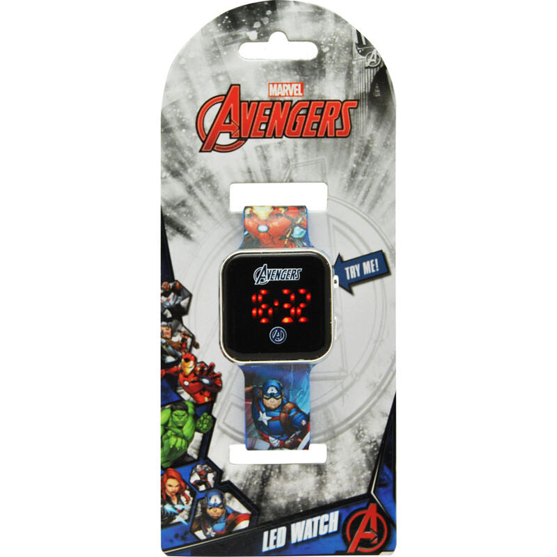 Reloj LED de Los Vengadores Avengers Marvel con correa de superhéroes - 2
