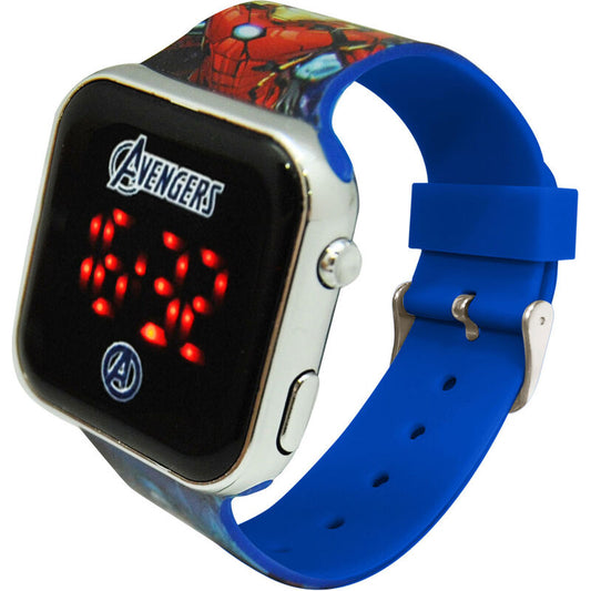 Reloj LED de Los Vengadores Avengers Marvel con correa de superhéroes - 3