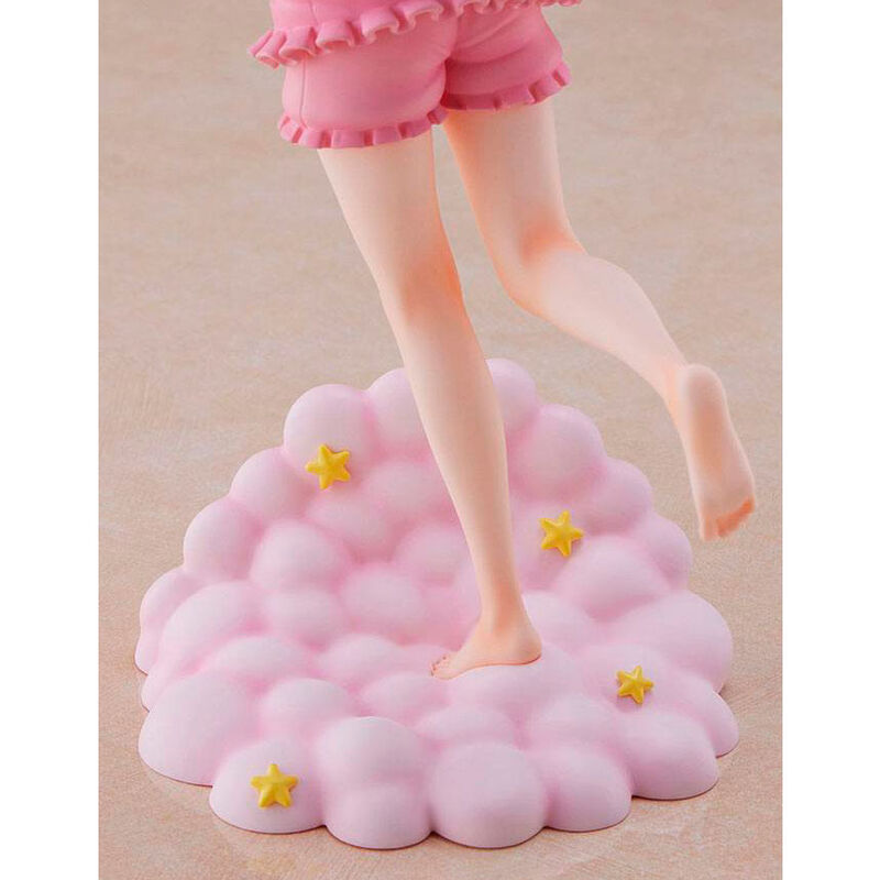 Estatua Tenitol de Sagiri Izumi con vestido rosa y base de estrellas - 4
