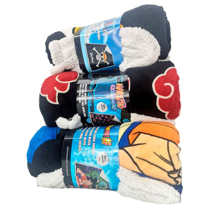Manta coralina sherpa Dragon Ball Z con Goku y Shenron - 9