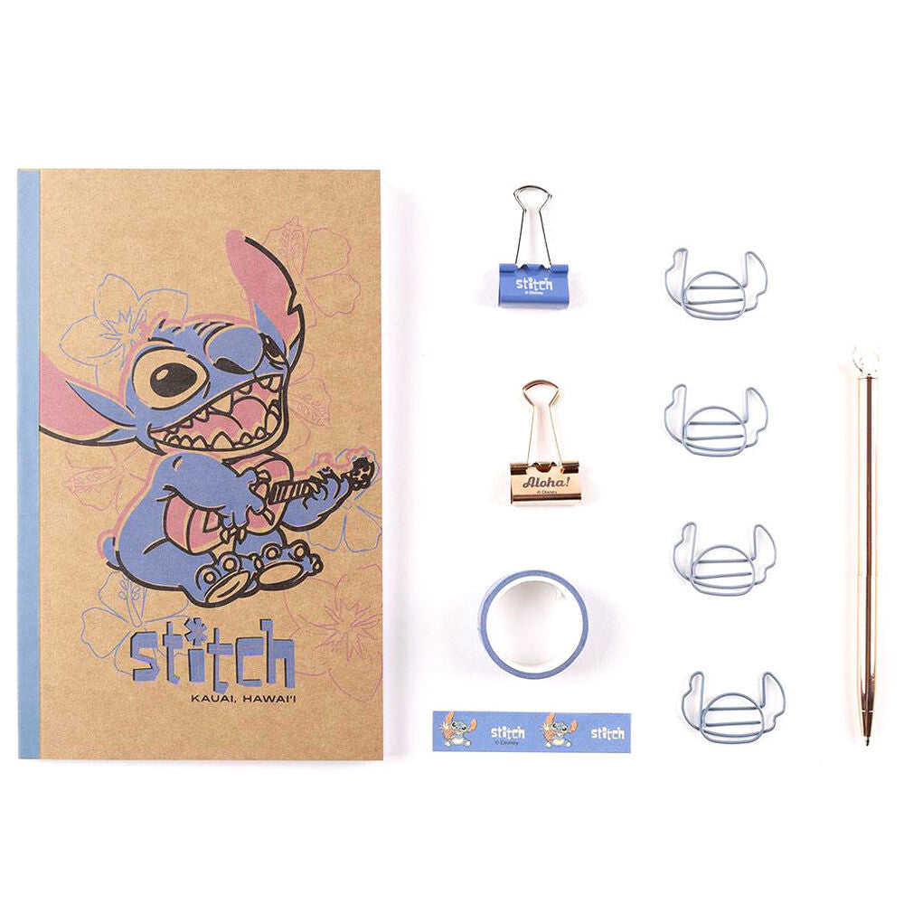Set de papelería Stitch Disney CERDÁ con accesorios de escritorio - 2
