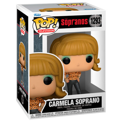 Figura Funko POP! de Carmela Soprano con blusa estampada y pantalón negro - 2